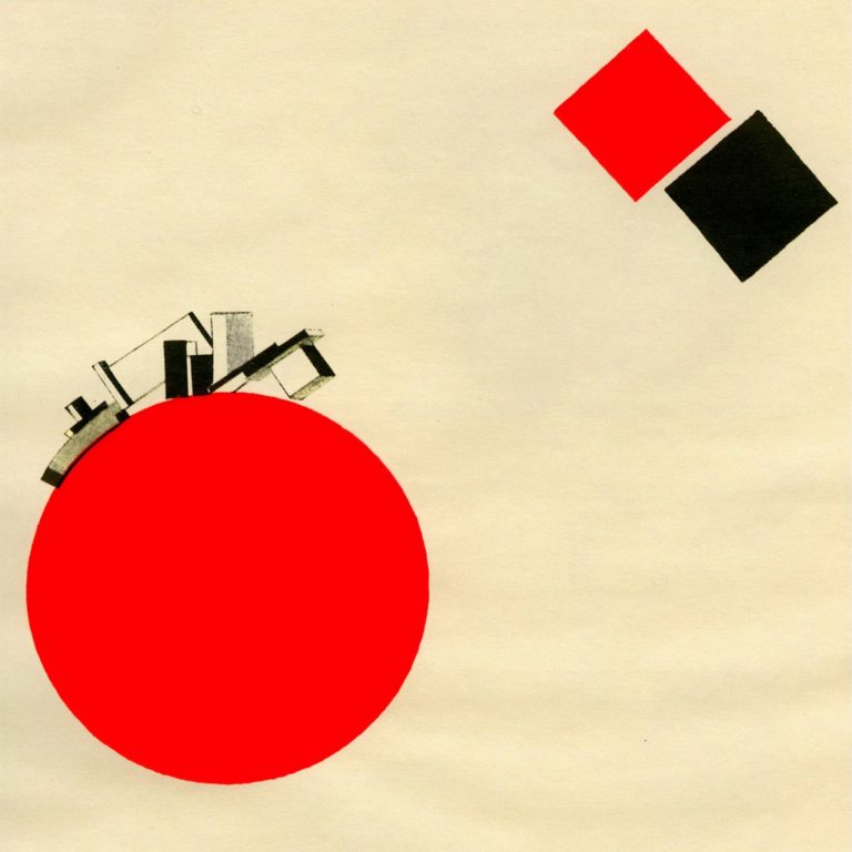 Vol à la terre à une distance, Lazar Lissitzky (1920)