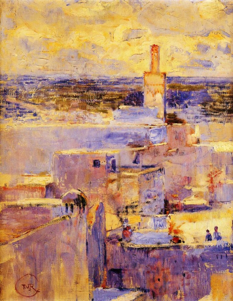 Vue de Meknès, Théo Van Rysselberghe (1888)
