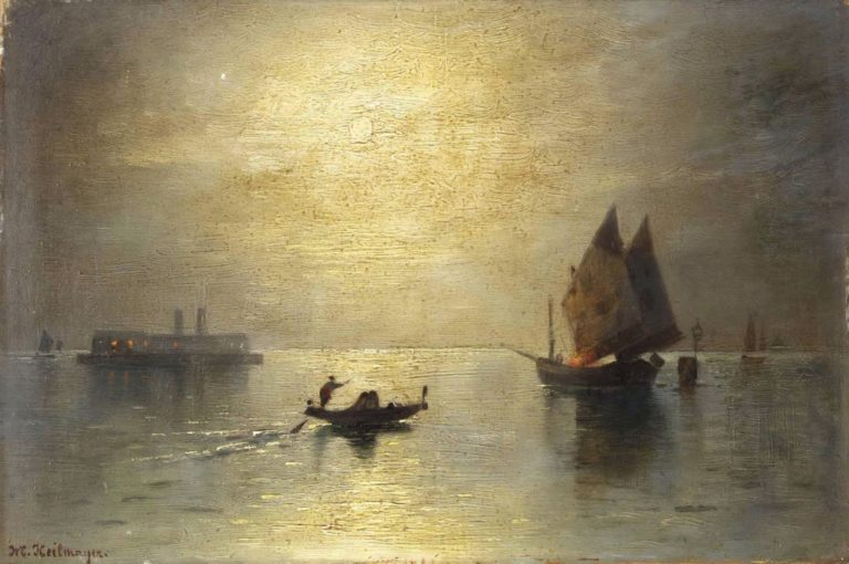 Vue de Venise, Karl Heilmayer (1882)