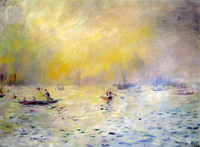 Vue de Venise, brouillard, Auguste Renoir (1881)