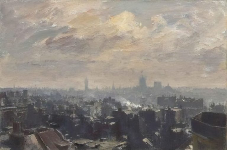 Westminster vu de Mayfair, Edward Seago (1946)