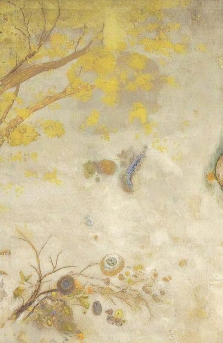 Branche fleurie jaune, Odilon Redon (1901)