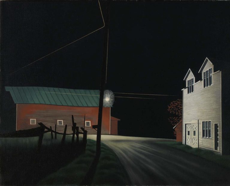 Lumière vive à Russell's Corners, George Ault (1946)