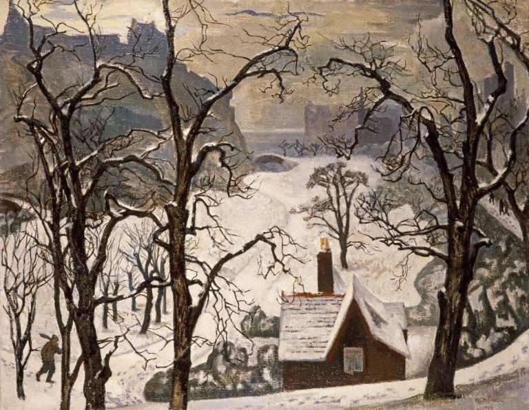 Édimbourg sous la neige, William Crozier