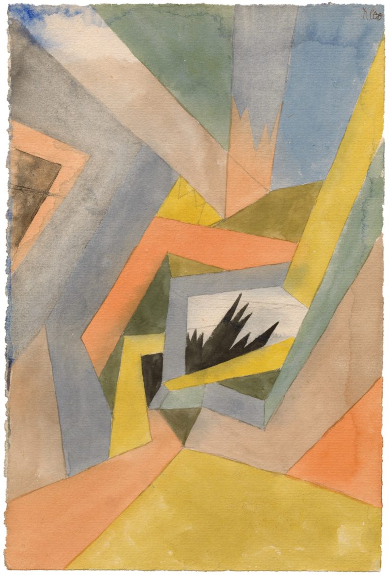 L'idée des sapins, Paul Klee (1917)