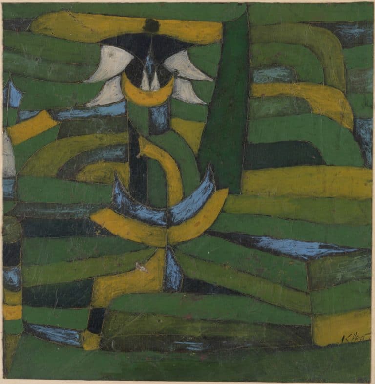 Floraison blanche au jardin, Paul Klee (1920)