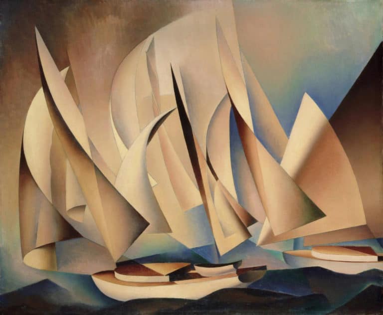Bateaux en mer, Charles Sheeler (1922)