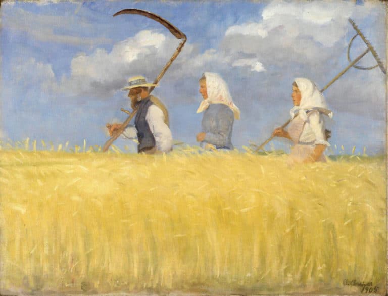 Moissonneurs, Anna Ancher (1905)
