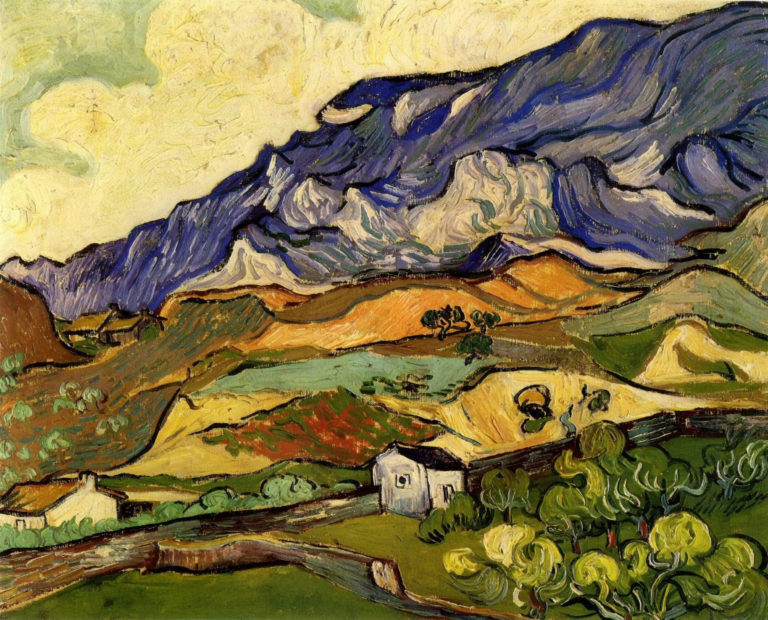 Montagne près de Saint-Rémy, Vincent van Gogh (1890)