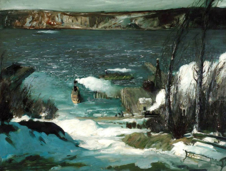 La North River, George Bellows (1908)