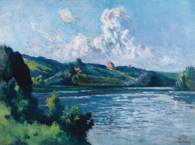 Paysage de Rolleboise, Maximilien Luce (1935)