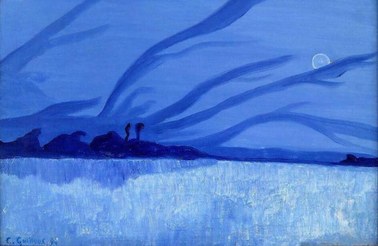 Paysage nocturne, Charles Guilloux (1894)