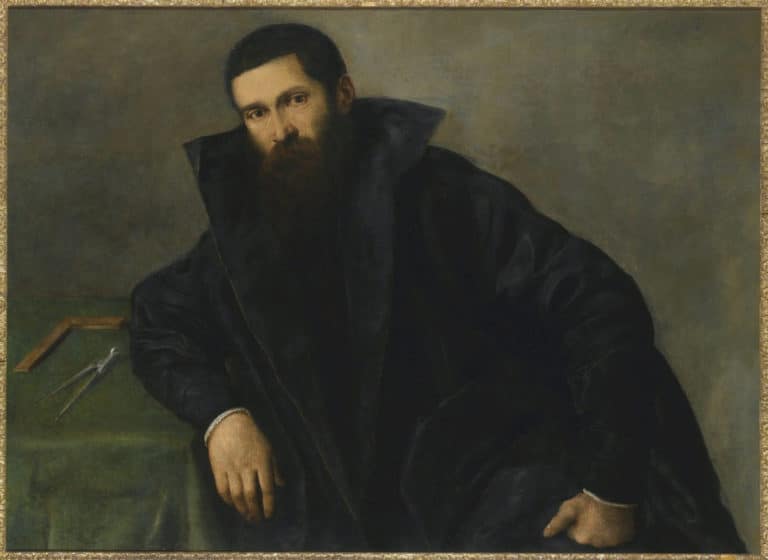 Portrait d'un architecte, Lorenzo Lotto (1540)