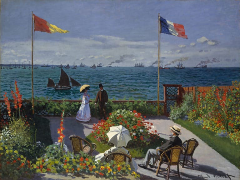 Terrasse à Sainte-Adresse, Claude Monet (1867)