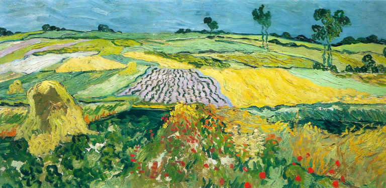 Champ de blé près d'Auvers, Vincent van Gogh (1890)