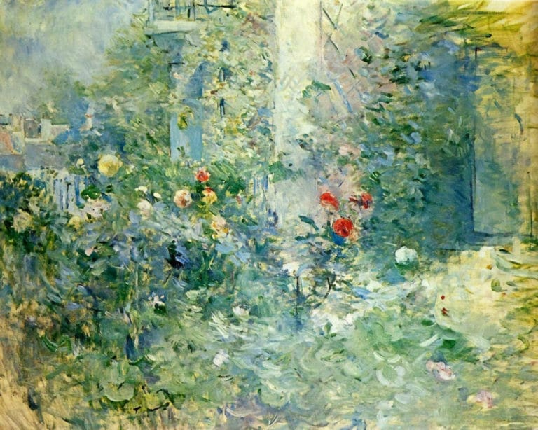 Jardin à Bougival, Berthe Morisot (1884)