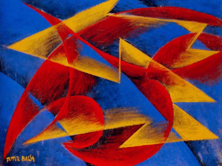 Ligne de vitesse, Giacomo Balla (1913)