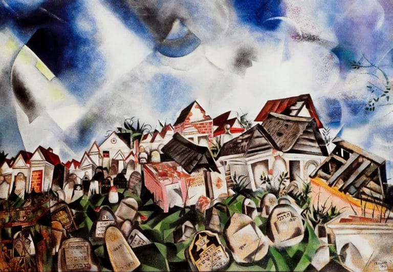 Cimetière, Marc Chagall (1917)