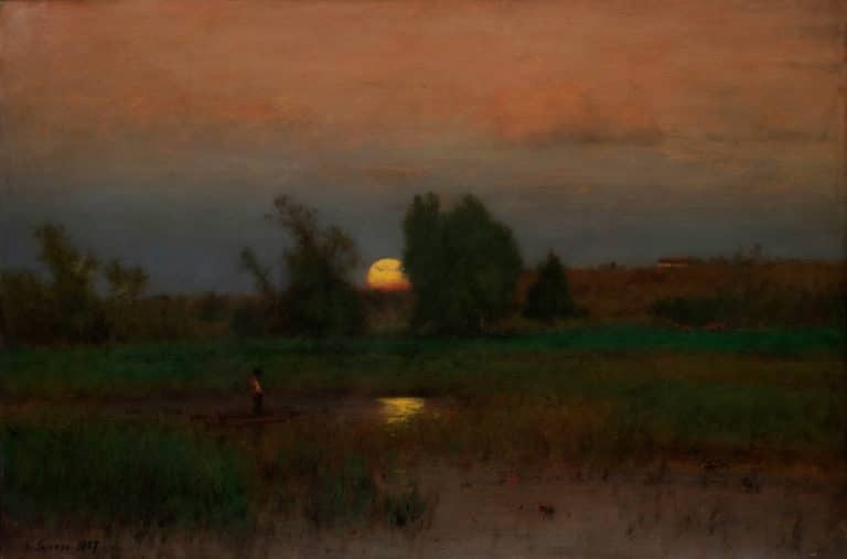 Tombée de la nuit, George Inness (1887)