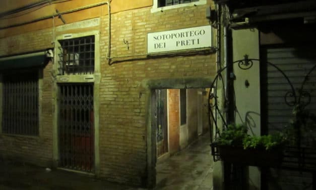 La sirène du Sotoportego dei preti