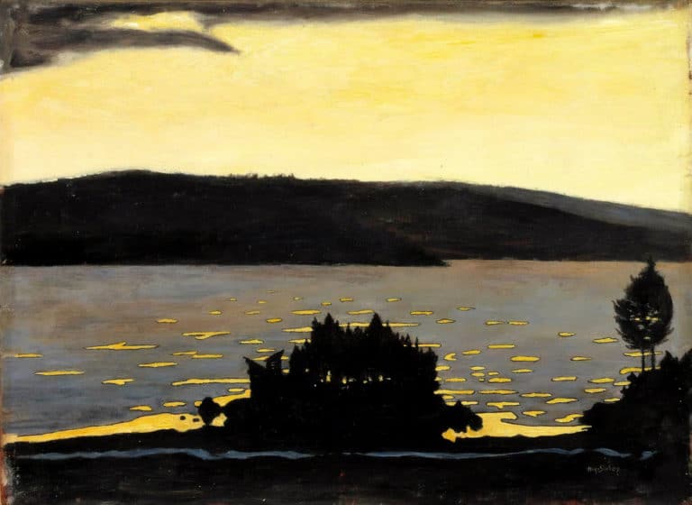 Soir de printemps, débâcle, Hugo Simberg (1897)