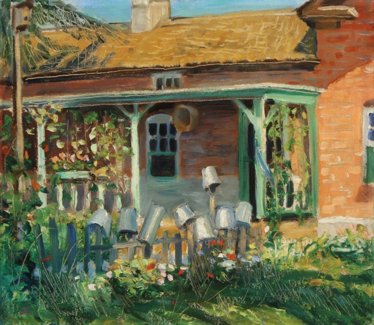 Une maison de famille, Grant Wood (1925)