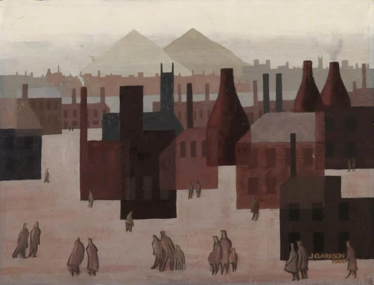 Vue de Hanley vers Cobridge, Jack Clarkson (1961)