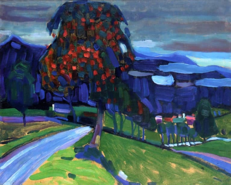 Automne à Murnau, Vassily Kandinsky (1908)