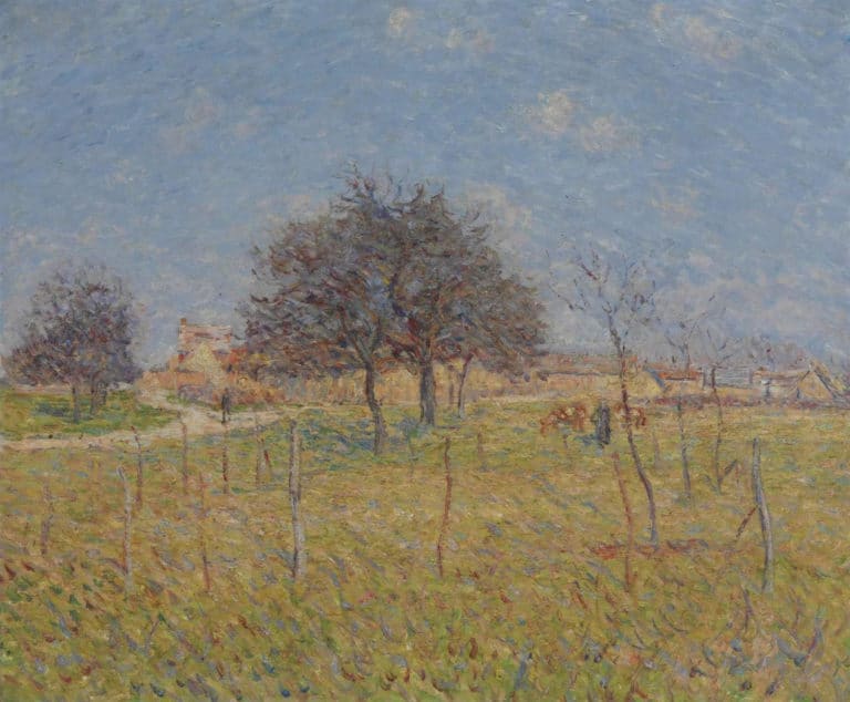 Entrée de village, Saint-Cyr-du-Vaudreuil, Gustave Loiseau (1900)