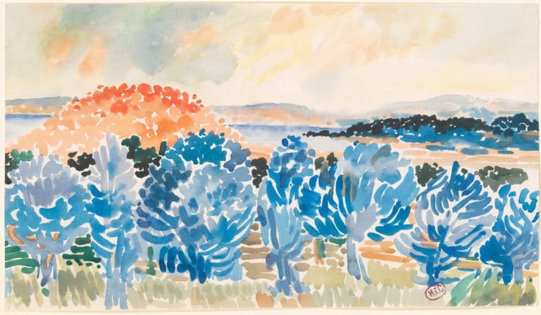 Paysage, Henri-Edmond Cross (1908)