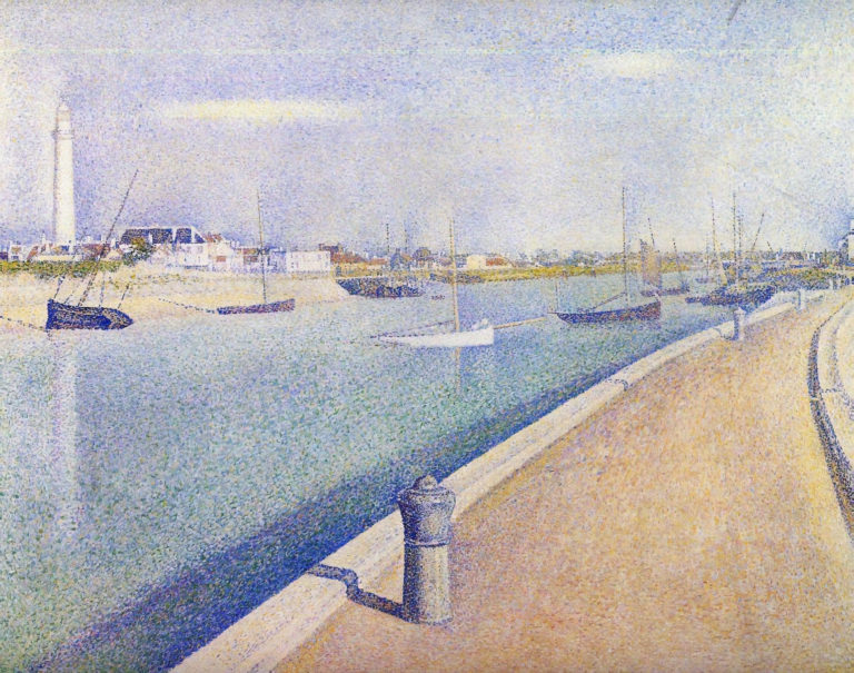Le Chenal de Gravelines, Petit-Fort-Philippe, Georges Seurat (1890)