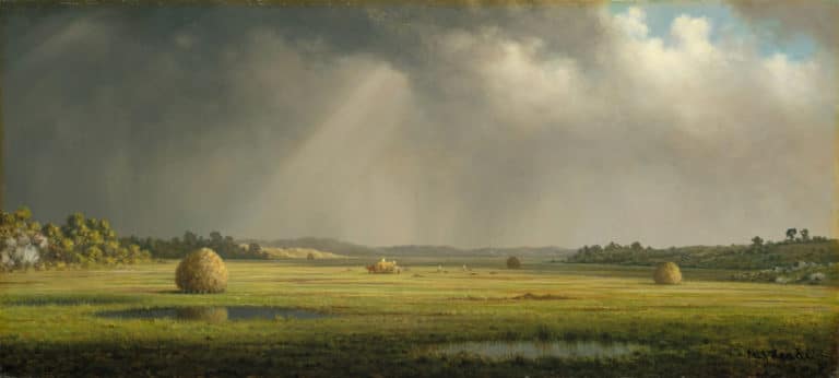 Prairies de Newburyport, Martin Johnson Heade (1881)