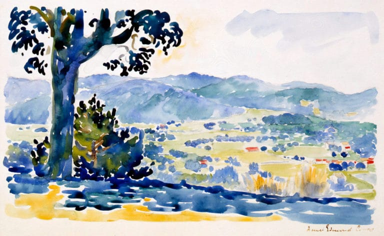 Paysage de Provence, Henri-Edmond Cross (1908)