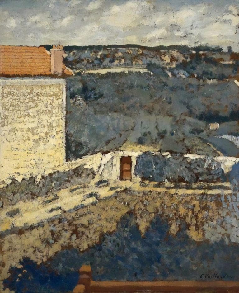 Paysage, maison à gauche, Édouard Vuillard (1900)
