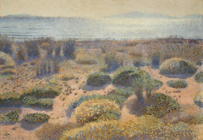 Plage de la Vignasse, les îles d'Or, Henri-Edmond Cross (1891)
