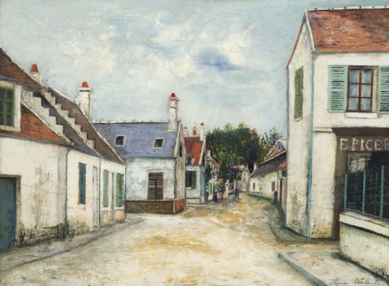 Rue de Compiègne, Maurice Utrillo (1912)