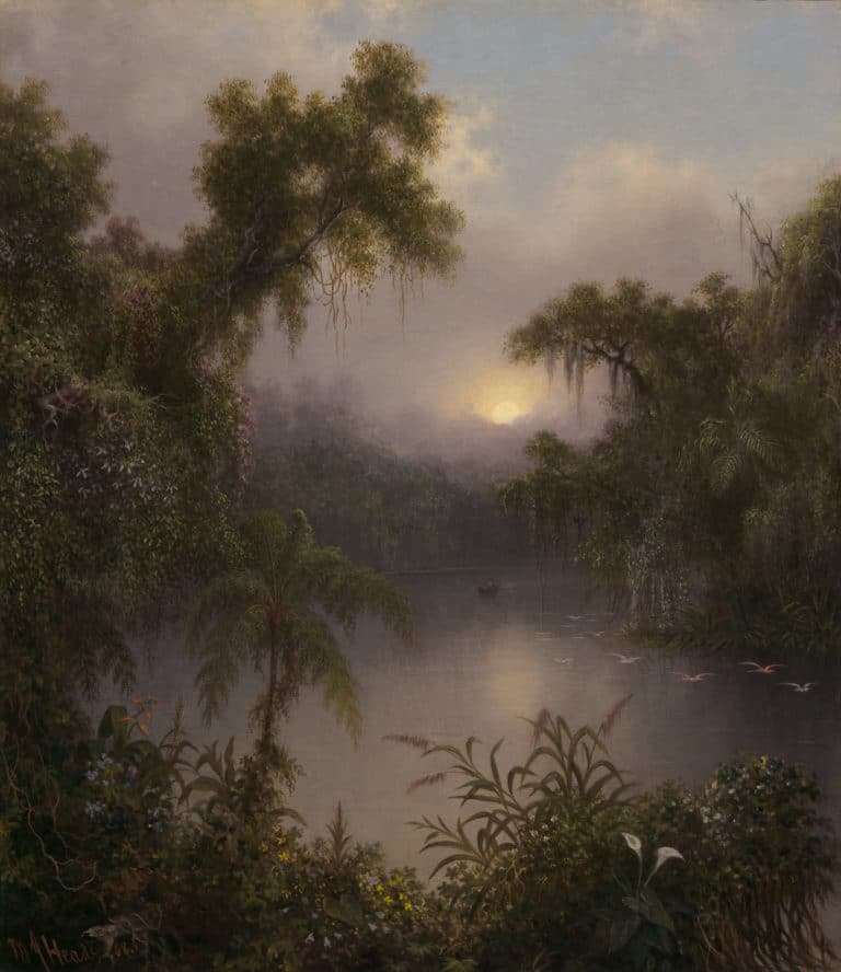 Rivière d'Amérique du Sud, Martin Johnson Heade (1891)