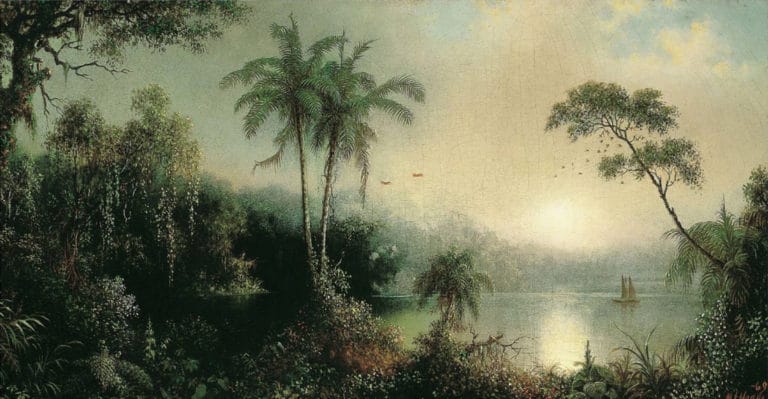 Lever de soleil au Nicaragua, Martin Johnson Heade (1868)