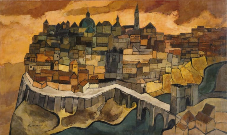 Vue de Tolède, Oswaldo Guayasamín (1940)