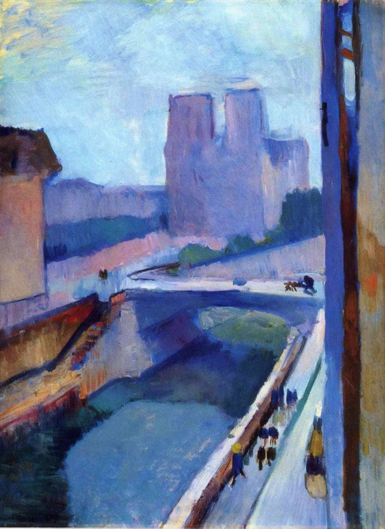 Aperçu de Notre-Dame en fin d'après-midi, Henri Matisse (1902)