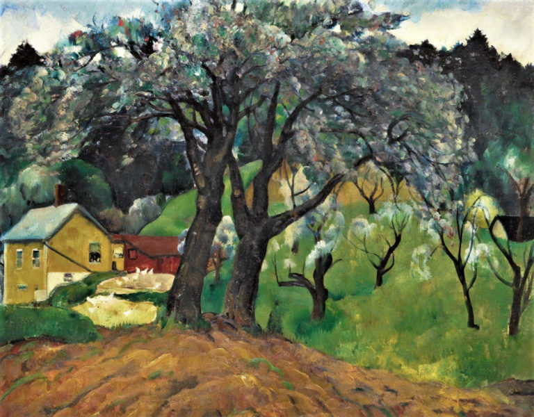 Pommiers, Woodstock, Leon Kroll (1922)