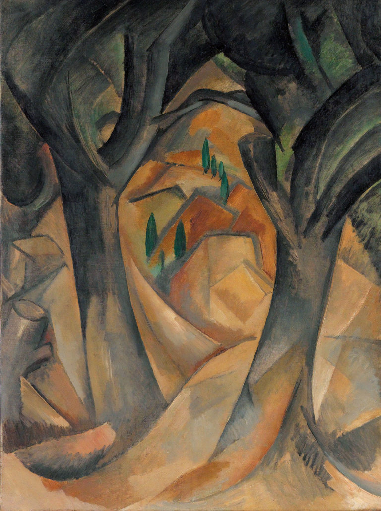 Arbres à l'Estaque, Georges Braque (1908)