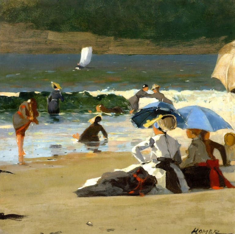 Au bord du rivage, Winslow Homer (1870)