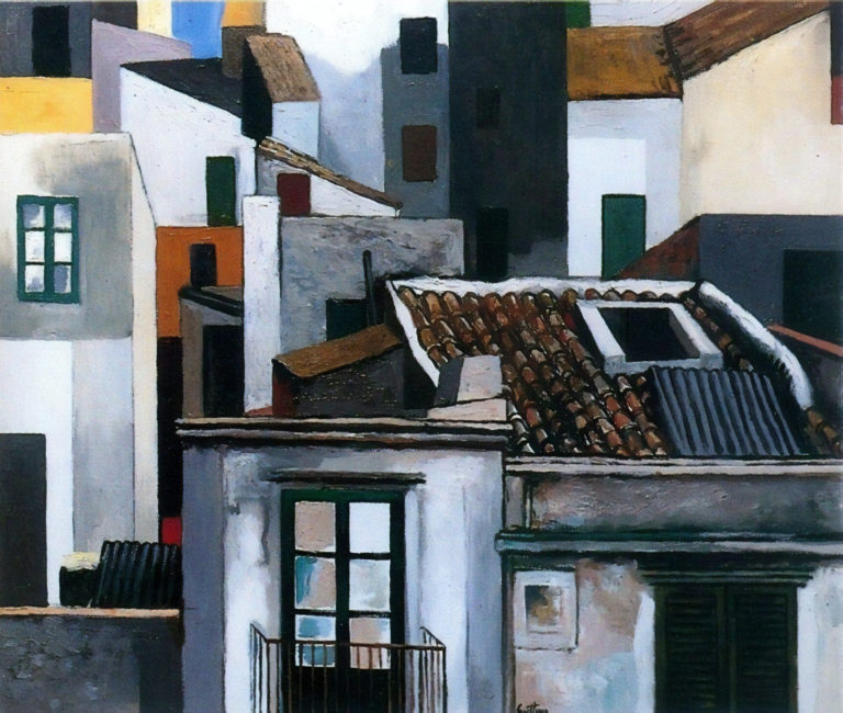 Maisons de Palerme, Renato Guttuso (1976)