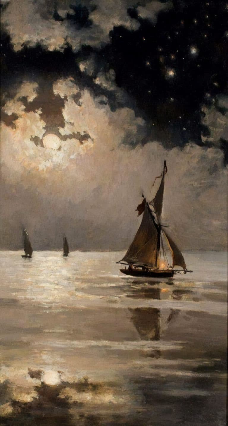 Clair de lune, Antonio Muñoz Degrain (1889)