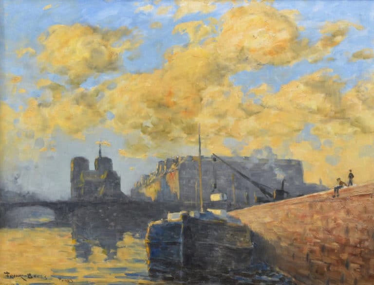 Effet de ciel bleu sur Notre-Dame, Frank Myers Boggs (1899)