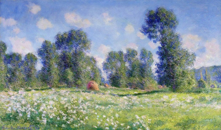 Effet de printemps à Giverny, Claude Monet (1890)