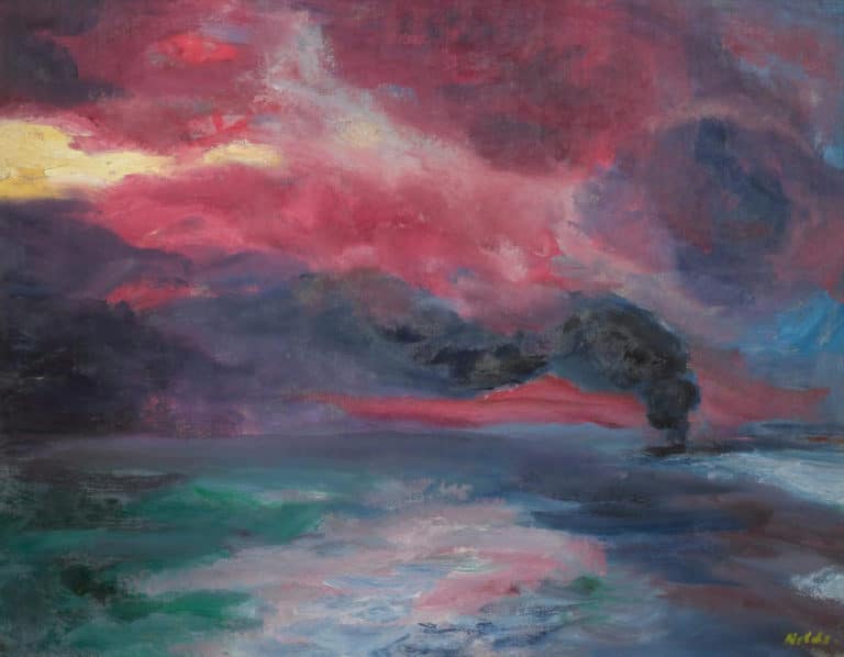 Mer d'automne au soir, Emil Nolde (1899)
