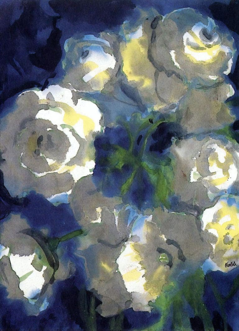Floraison blanche, Emil Nolde (1915)