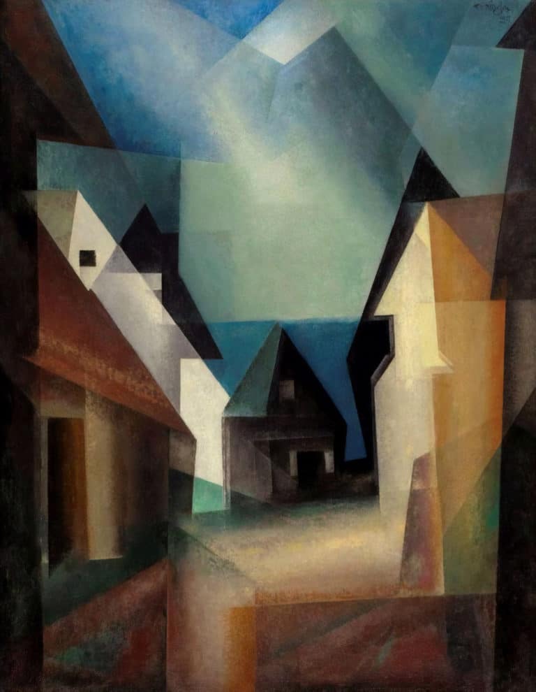 Gaberndorf II, Lyonel Feininger (1924)